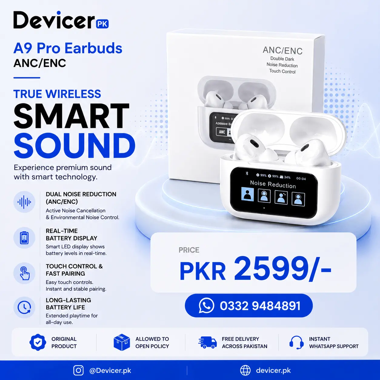 A9 Pro AirPods - Image 1
