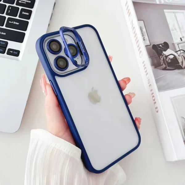 BLUE METAL AIR SKIN WITH CAMERA RING & CAMERA STAND