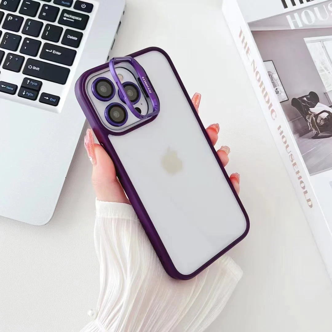DEEP PURPLE METAL AIR SKIN WITH CAMERA RING & CAMERA STAND - Image 1