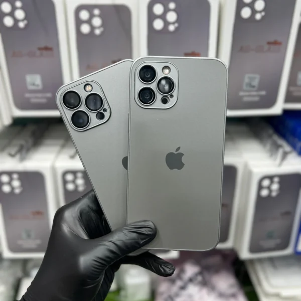 NATURAL TITANIUM AG MATTE GLASS CASE