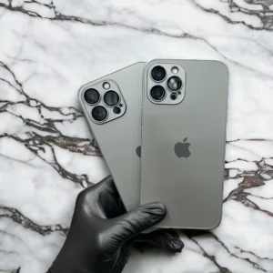 NATURAL TITANIUM AG MATTE GLASS CASE - Image 1