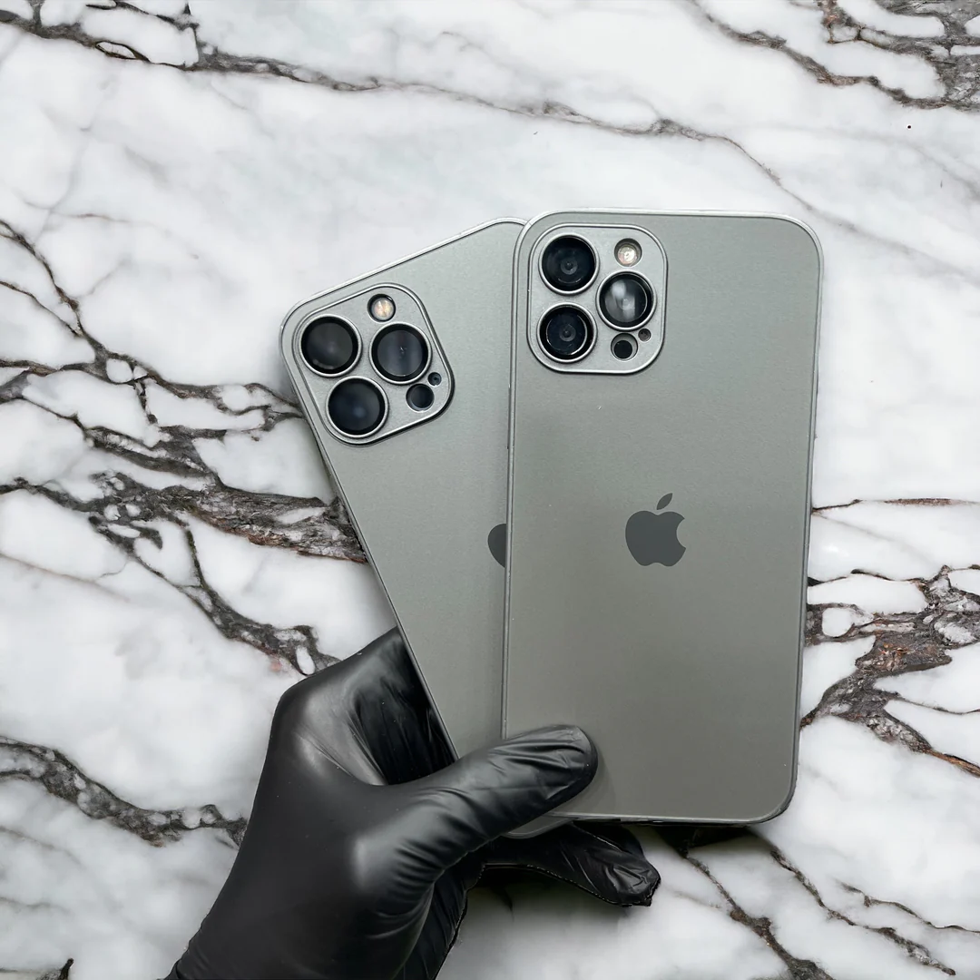 NATURAL TITANIUM AG MATTE GLASS CASE - Image 1
