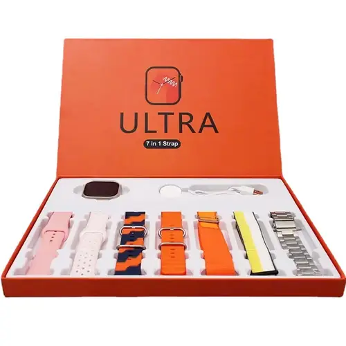 Smart Watch Pro Ultra Smartwatch – 7-in-1 Strap Bundle