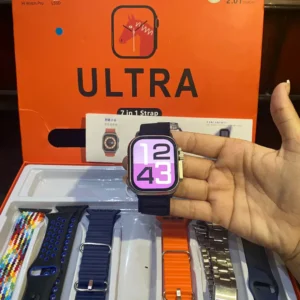 Smart Watch Pro Ultra Smartwatch – 7-in-1 Strap Bundle - Image 3