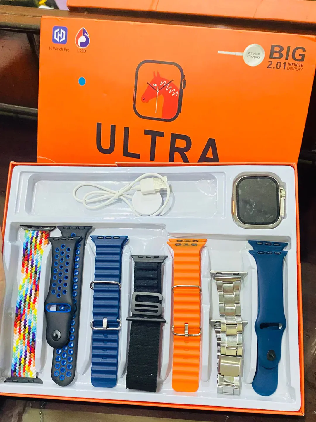 Smart Watch Pro Ultra Smartwatch – 7-in-1 Strap Bundle - Image 4