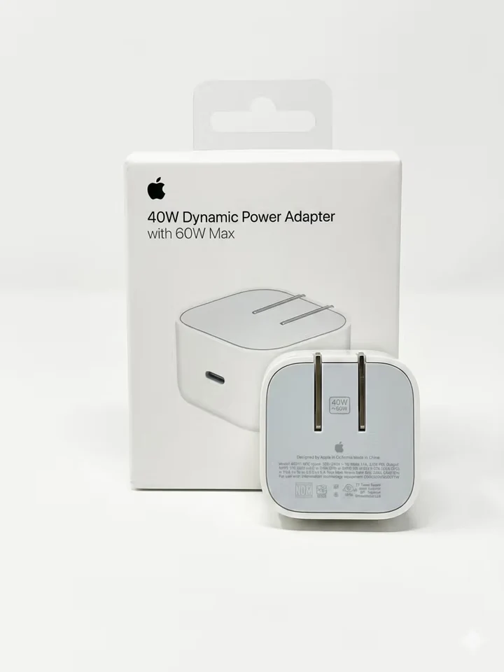 Apple 2 Pin 40W Power Adapter - Original - NFC Version - 1 Year Warranty - Image 2