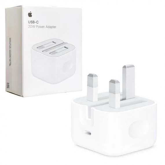 Apple 3 Pin 20W Power Adapter - Original - NFC Version - 1 Year Warranty