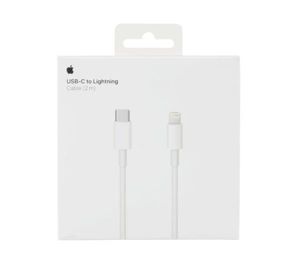 Apple USB-C To Lightning Cable 1m - Braided (White) - 1 Year Warranty